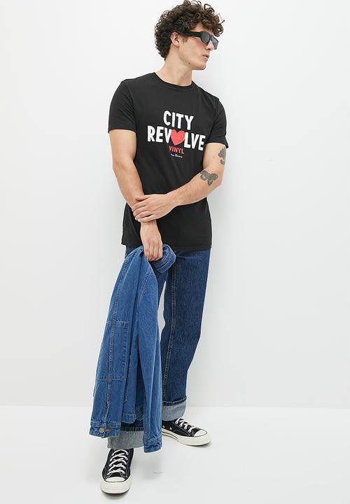 STYLE REPUBLIC - City revolve graphic tee - black