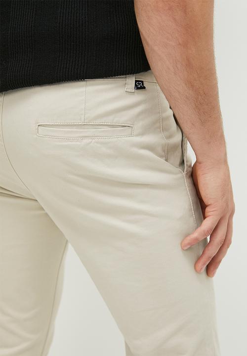 STYLE REPUBLIC - Marshall skinny chino - stone