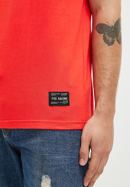 Fox - Axion short sleeve  - red