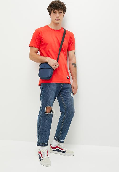 Fox - Axion short sleeve  - red
