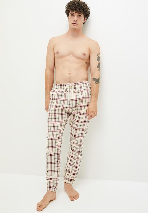 STYLE REPUBLIC - Printed lounge cuff pants - stone