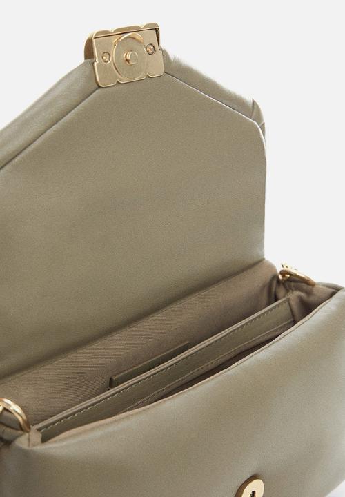 MANGO - Bag falco - beige/khaki