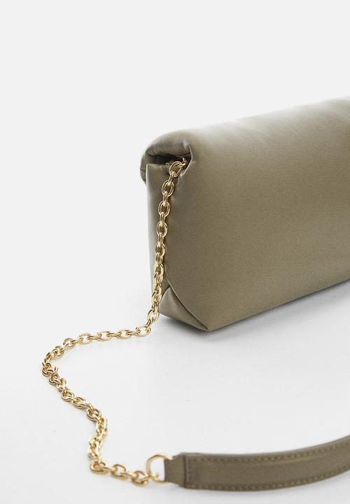 MANGO - Bag falco - beige/khaki