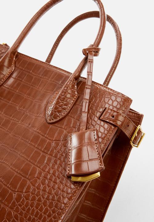 MANGO - Bag jenna - brown