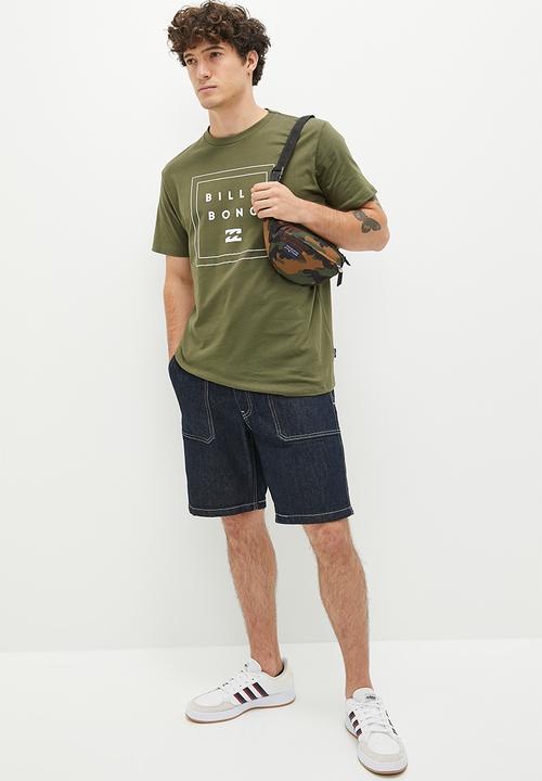 Billabong  - Stacked tide short sleeve tee - green