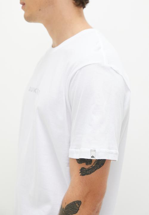 Quiksilver - Qs wordmark short sleeve - white
