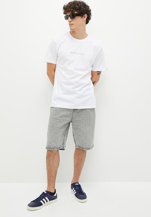 Quiksilver - Qs wordmark short sleeve - white