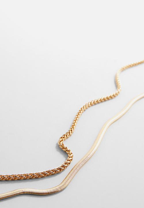MANGO - Necklace clemen - gold