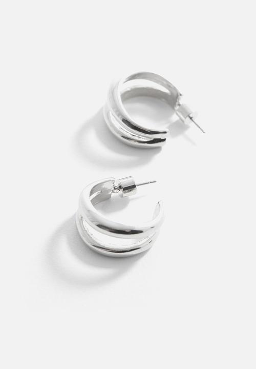 MANGO - Earrings carla - silver