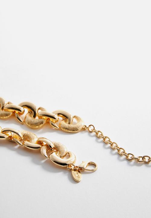 MANGO - Necklace carol - gold