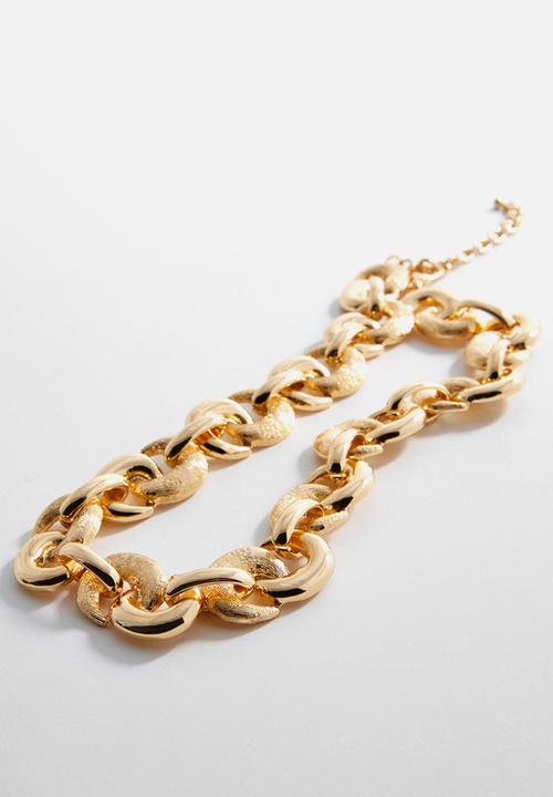 MANGO - Necklace carol - gold