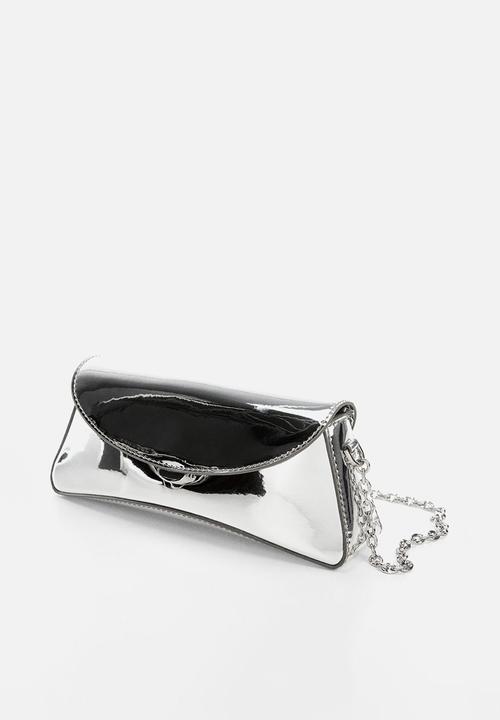 MANGO - Bag roe-pl - silver