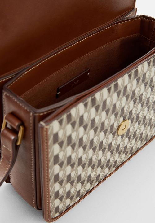 MANGO - Bag ivan - medium brown