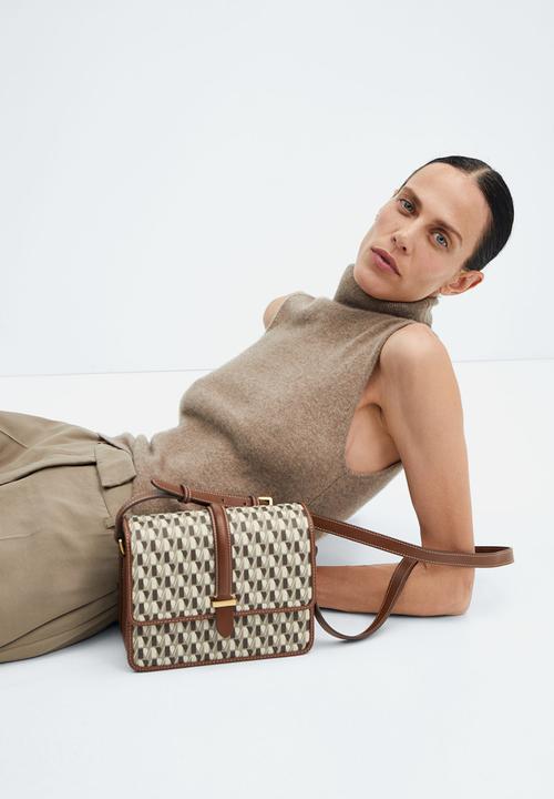 MANGO - Bag ivan - medium brown