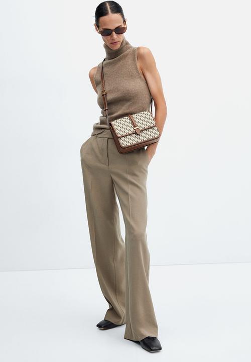 MANGO - Bag ivan - medium brown