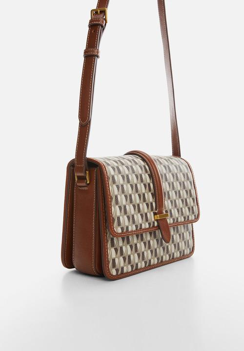 MANGO - Bag ivan - medium brown