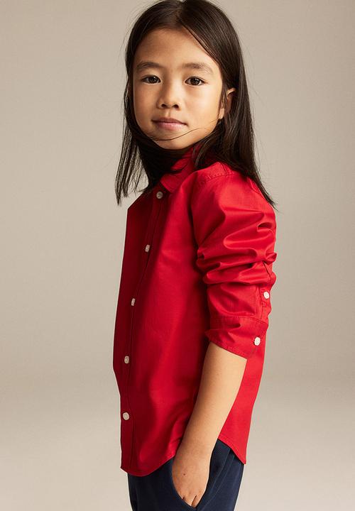 H&M - Cotton shirt - red