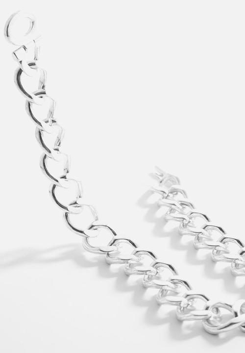 MANGO - Necklace vivian-p l - silver