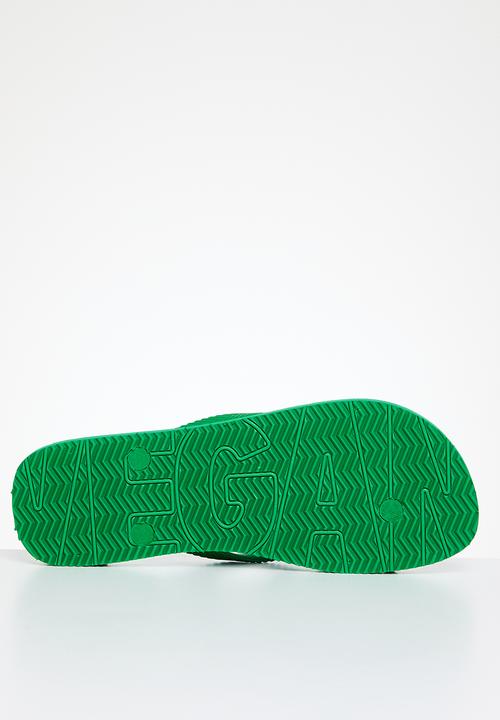 Superdry. - Vintage vegan flip flop - botanical green
