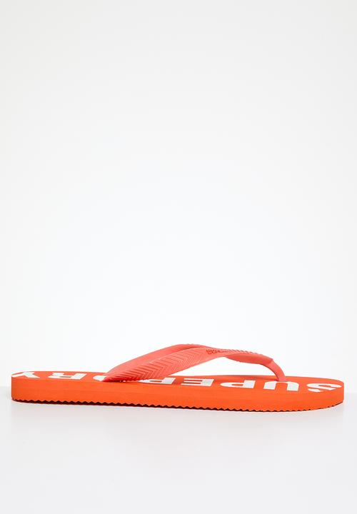 Superdry. - Code core sport flip flop - orange/optic