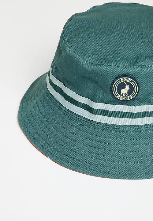 POLO - Monogram reversible bucket - orange