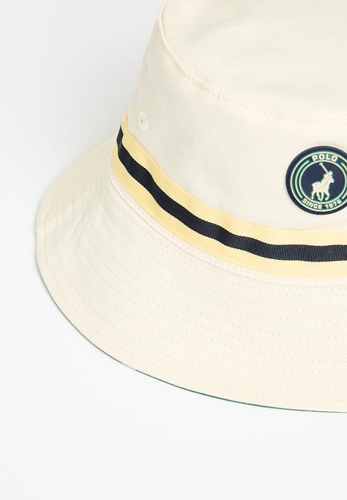 POLO - Monogram reversible bucket - green
