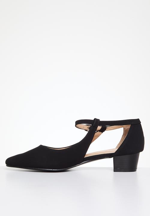 Butterfly Feet - Sling 5 block heel - black