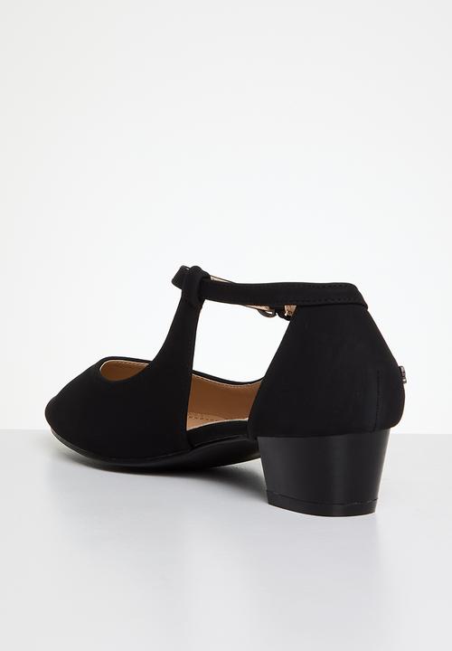 Butterfly Feet - Sling 5 block heel - black