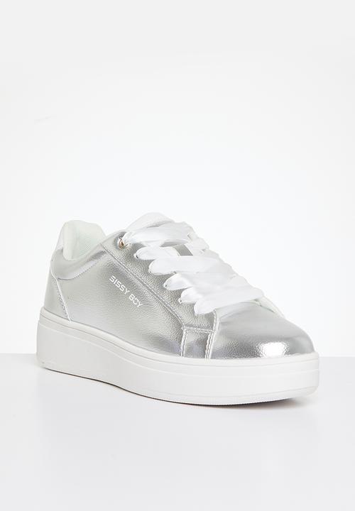 SISSY BOY - Metallic time sneaker - silver