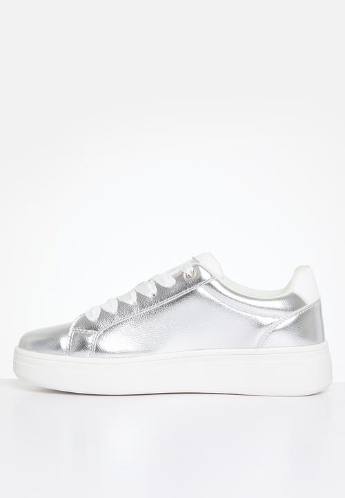 SISSY BOY - Metallic time sneaker - silver