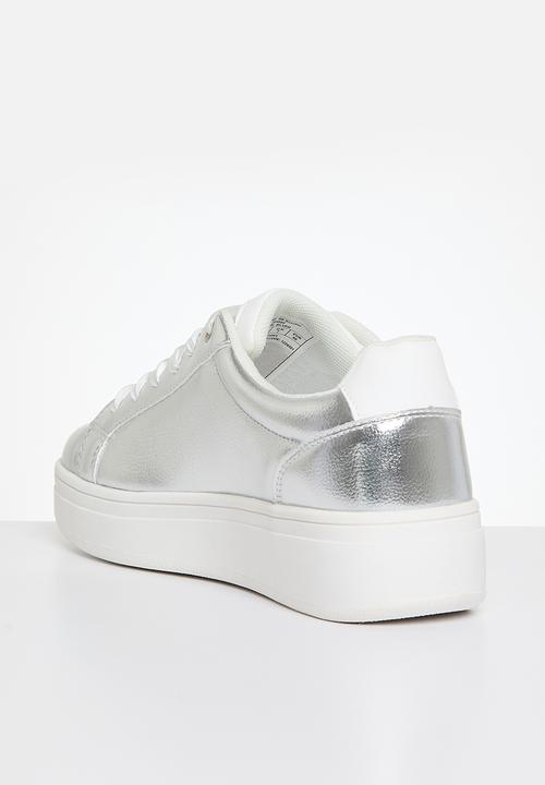 SISSY BOY - Metallic time sneaker - silver