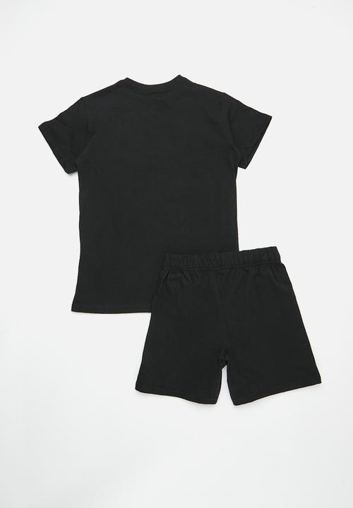 Rebel Republic - Nasa summer pj set - black