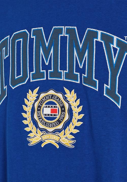 Tommy Hilfiger - Tjm sktr college rwb tee - blue