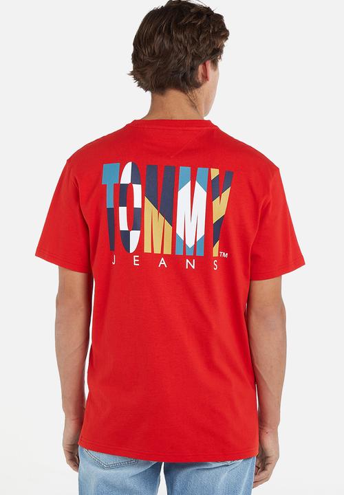 Tommy Hilfiger - Tjm classic tj archive tee - red