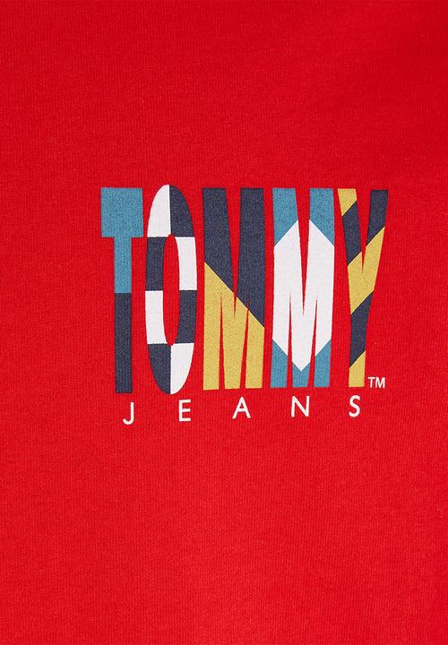 Tommy Hilfiger - Tjm classic tj archive tee - red