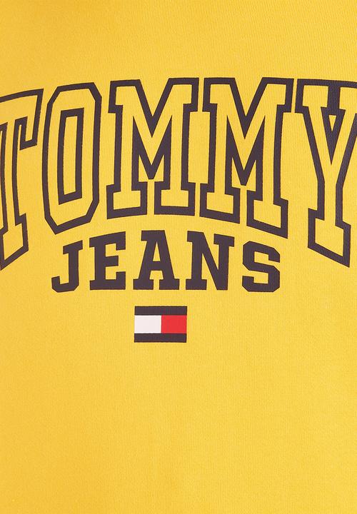 Tommy Hilfiger - Tjm reg entry graphic hoodie - bright yellow