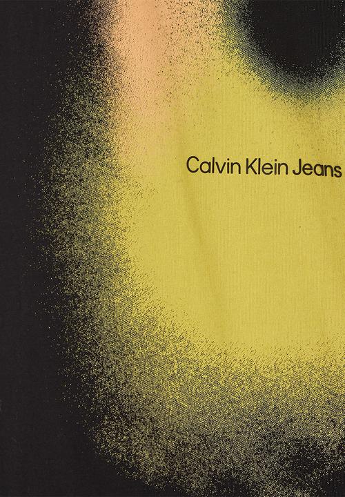 Calvin Klein - Graphic spray print tee - ck black