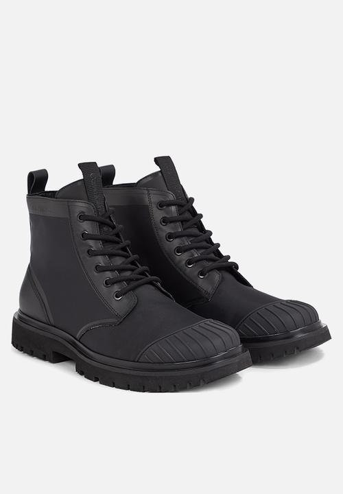Calvin Klein - Eva laceup boot mid ny - triple black