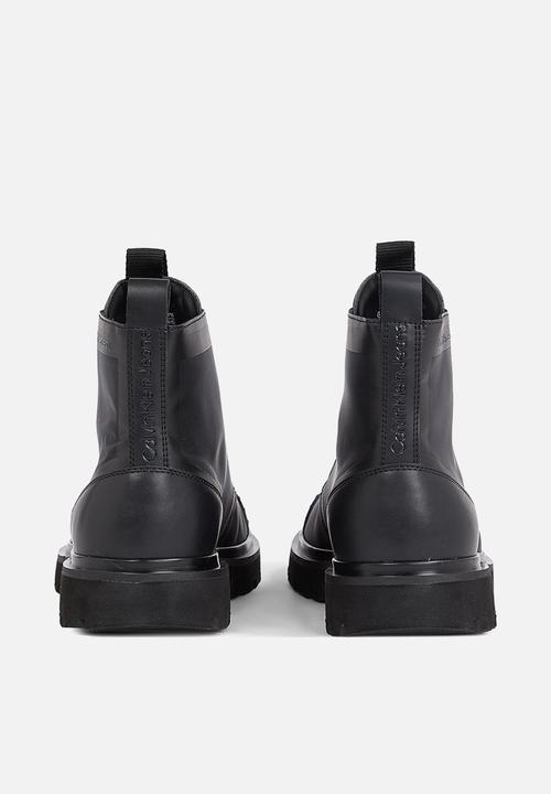 Calvin Klein - Eva laceup boot mid ny - triple black