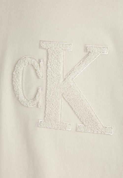 Calvin Klein - Blocking tee - eggshell