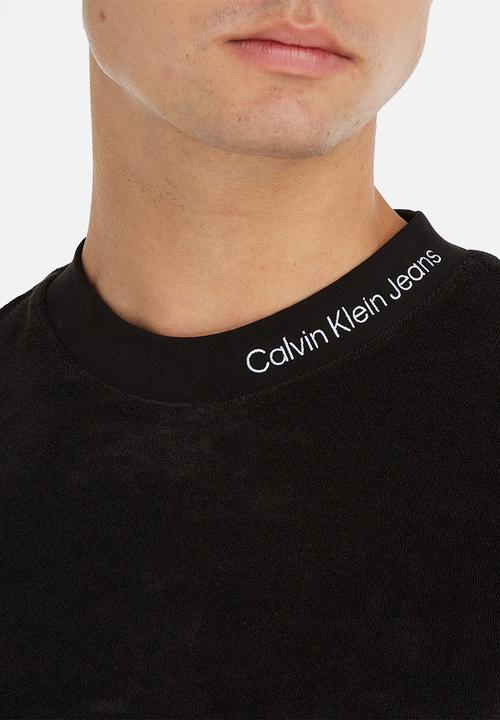 Calvin Klein - Towelling tee - ck black