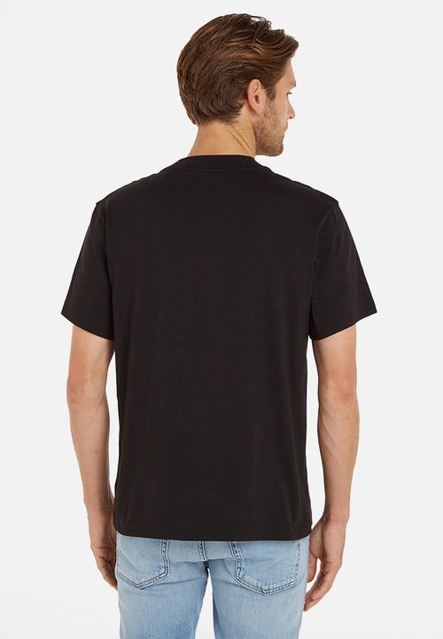 Calvin Klein - Mix media pocket tee - ck black