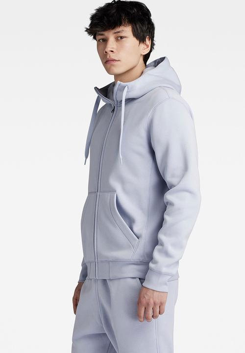 G-STAR - Premium core hdd zip sw l\s Pacior sweat r - icelandic blue