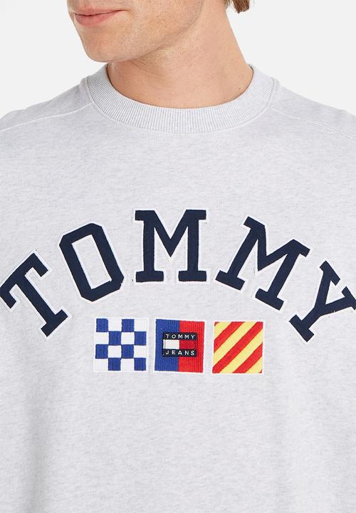 Tommy Hilfiger - Tjm boxy cb archive crew - light grey
