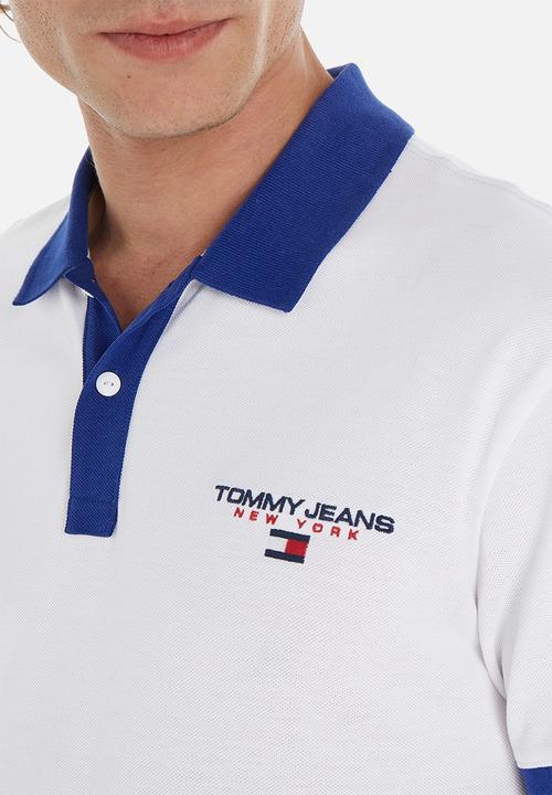 Tommy Hilfiger - Tjm classic contrast tj NY polo - white
