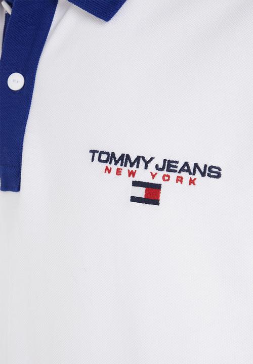 Tommy Hilfiger - Tjm classic contrast tj NY polo - white