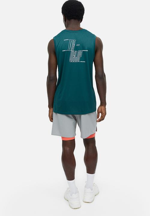 H&M - Drymove™ running vest top - dark turquoise develop 