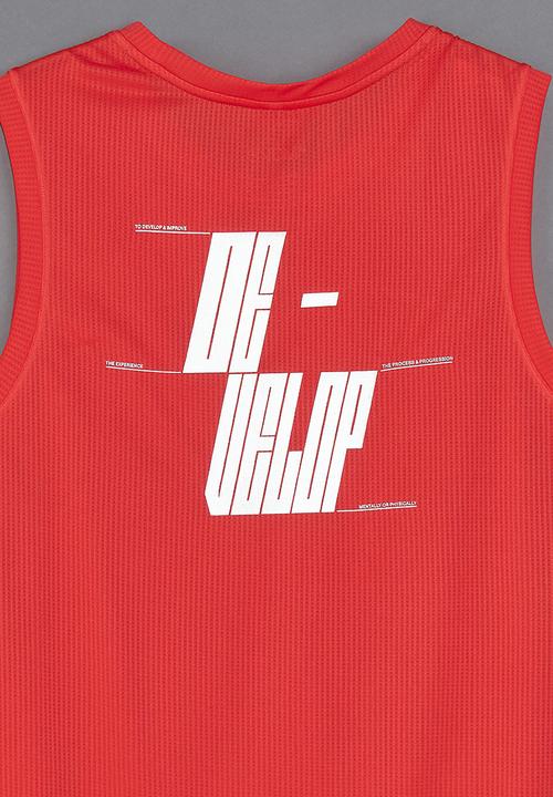 H&M - Drymove™ running vest top - coral develop