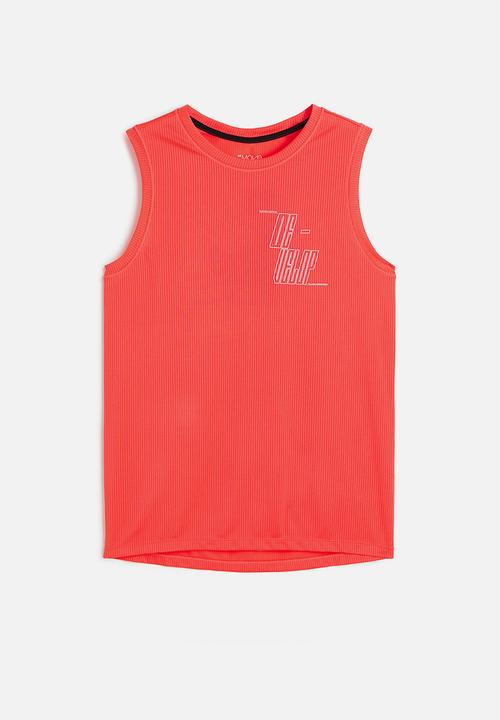 H&M - Drymove™ running vest top - coral develop