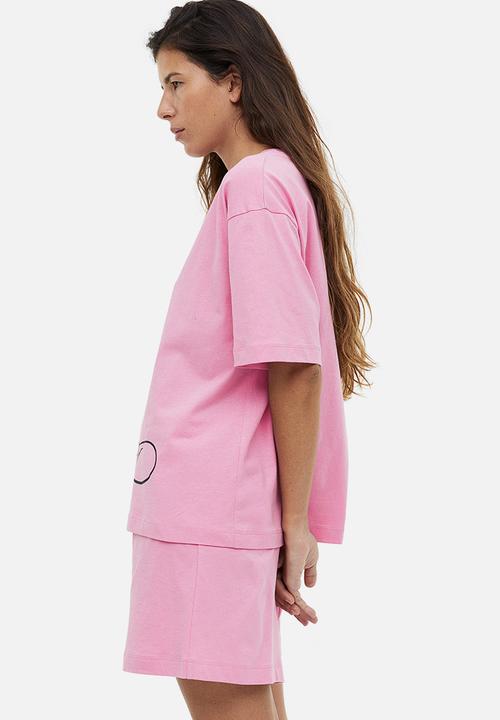 H&M - Cotton jersey pyjamas - pink mickey mouse